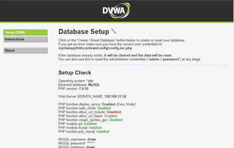 基于DVWA网络靶场的XSS+SQL注入攻防设计与实现